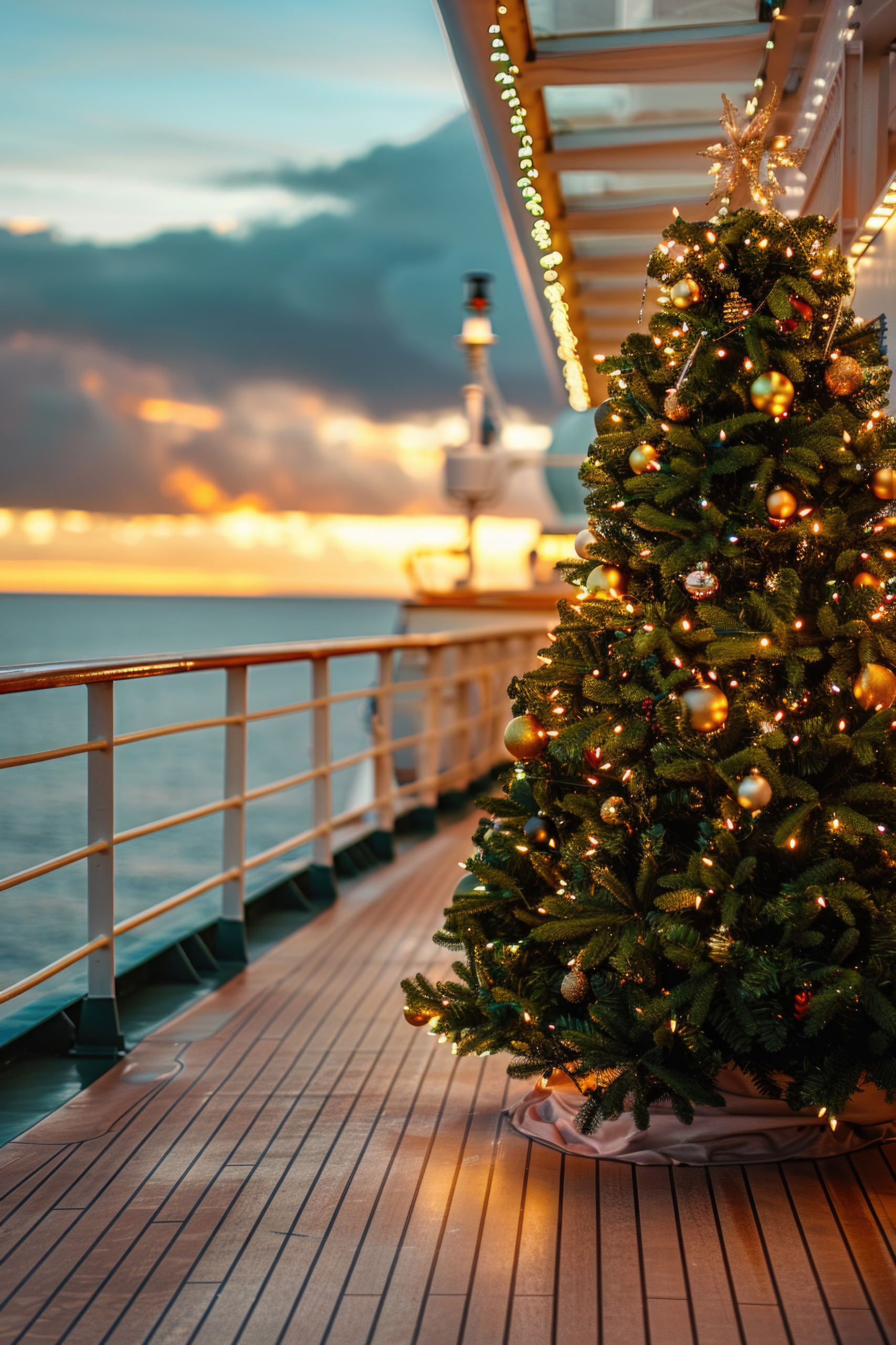 Read more about the article Christmas At Sea: How Cruise Lines Celebrate The Holidays